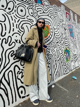 「アイテム（デニムジャケット）」を使った、はるさん（レディース・165cm）の秋コーディネート