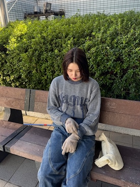 「アイテム（手袋）」を使った、はるさん（レディース・165cm）の秋コーディネート