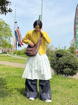 「sedacle（セダクル）のアイテム（パンツ）」を使った、はるさん（レディース・165cm）の春コーディネート