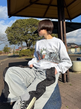 「VACANCY（ヴァカンシー）のアイテム」を使った、はるさん（レディース・165cm）の春コーディネート