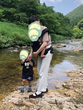 「BEAMS（ビームス）のアイテム（パンツ）」を使った、適当子さん（レディース・161cm）の秋コーディネート