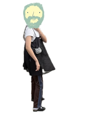 「Needles（ニードルス）のアイテム（その他パンツ）」を使った、適当子さん（レディース・161cm）の秋コーディネート