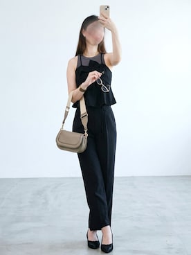 「GU（ジーユー）のアイテム（アクセサリー）」を使った、しちみ🌶さん（レディース・168cm）の夏コーディネート