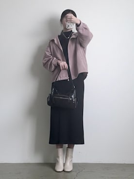 「Burner（バーナー）のアイテム」を使った、しちみ🍪さん（レディース・168cm）の冬コーディネート