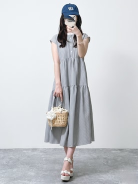 しちみ🌶さん(レディース・168cm)の夏コーディネート