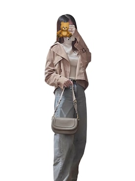 「ZARA（ザラ）のアイテム（ハンドバッグ）」を使った、73wear73さん（レディース・168cm）の秋コーディネート