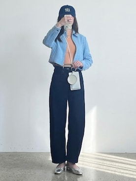 「Burner（バーナー）のアイテム」を使った、𝑁𝑎𝑛𝑎𝑚𝑖🍪さん（レディース・168cm）の春コーディネート