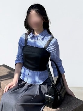 「Burner（バーナー）のアイテム」を使った、𝑁𝑎𝑛𝑎𝑚𝑖🍪さん（レディース・168cm）の春コーディネート