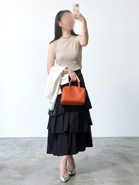 「アイテム（アンサンブル）」を使った、しちみ🌶さん（レディース・168cm）の夏コーディネート
