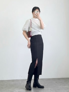 「GRL（グレイル）のアイテム（シューズ）」を使った、しちみ🌶さん（レディース・168cm）の春コーディネート