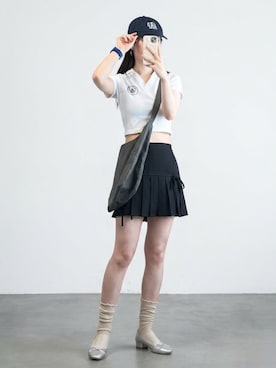 「LAKOLE（ラコレ）のアイテム」を使った、しちみ🌶さん（レディース・168cm）の夏コーディネート