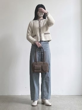 「WEGO（ウィゴー）のアイテム（バッグ）」を使った、しちみ🍪さん（レディース・168cm）の春コーディネート