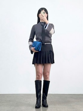 「GRL（グレイル）のアイテム（シューズ）」を使った、𝑵𝒂𝒏𝒂𝒎𝒊🍪さん（レディース・168cm）の春コーディネート