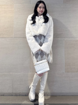 runaさん（レディース・150cm）の冬コーディネート