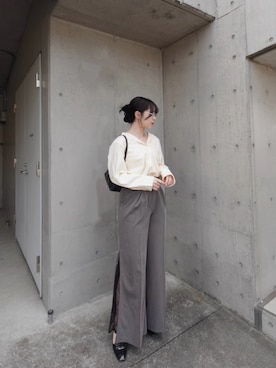 「Reurie'（レウリィ）のアイテム」を使った、saraさん（レディース・164cm）の春コーディネート