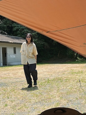 「BROKEN BASE（ブロークンベース）のアイテム」を使った、サンシャインさん（レディース・166cm）の夏コーディネート