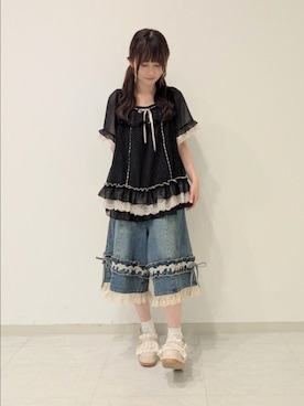 「myu:loret（ミュウロレット）のアイテム」を使った、ひかりさん（レディース・150cm）の春コーディネート