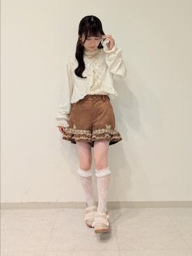 「myu:loret（ミュウロレット）のアイテム」を使った、ひかりさん（レディース・150cm）の夏コーディネート