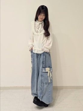 「myu:loret（ミュウロレット）のアイテム」を使った、ひかりさん（レディース・150cm）の秋コーディネート