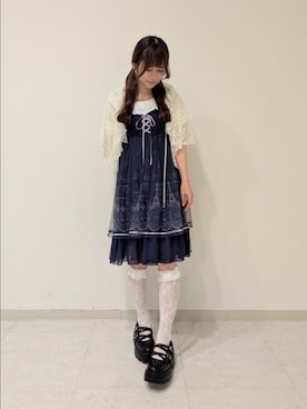 「myu:loret（ミュウロレット）のアイテム」を使った、ひかりさん（レディース・150cm）の夏コーディネート