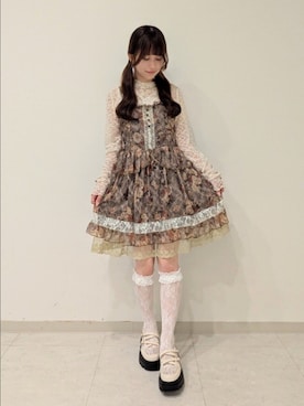 「myu:loret（ミュウロレット）のアイテム」を使った、ひかりさん（レディース・150cm）の夏コーディネート