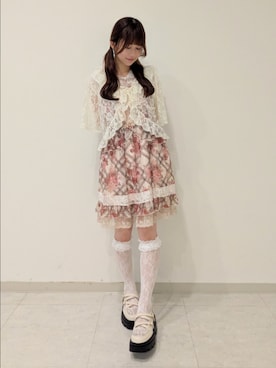 「myu:loret（ミュウロレット）のアイテム」を使った、ひかりさん（レディース・150cm）の夏コーディネート