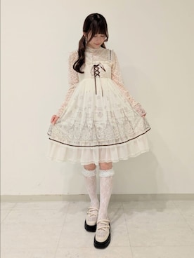 「myu:loret（ミュウロレット）のアイテム」を使った、ひかりさん（レディース・150cm）の夏コーディネート