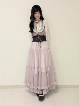 「myu:loret（ミュウロレット）のアイテム」を使った、ひかりさん（レディース・150cm）の秋コーディネート