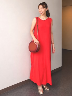 やすえ(身長170cm)さん(レディース・170cm)の夏コーディネート