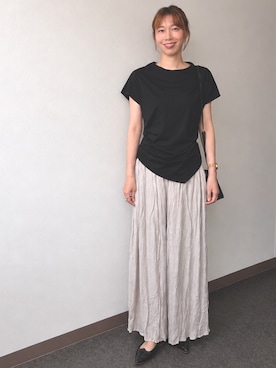 やすえ(身長170cm)さん(レディース・170cm)の夏コーディネート
