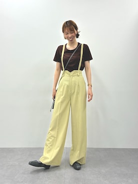 「スタッフコーデ」｜やすえ(身長170cm)さん（レディース・170cm）の春コーディネート