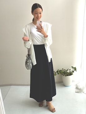 やすえ(身長170cm)さん(レディース・170cm)の夏コーディネート