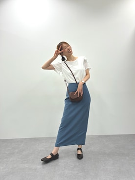 「スタッフコーデ」｜やすえ(身長170cm)さん（レディース・170cm）の春コーディネート