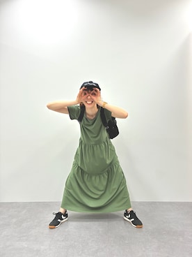 「スタッフコーデ」｜やすえ(身長170cm)さん（レディース・170cm）の春コーディネート