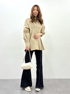 やすえ(身長170cm)さん(レディース・170cm)の夏コーディネート