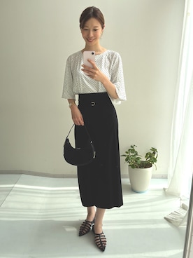やすえ(身長170cm)さん(レディース・170cm)の夏コーディネート