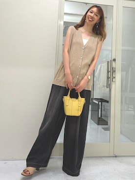やすえ(身長170cm)さん(レディース・170cm)の春コーディネート