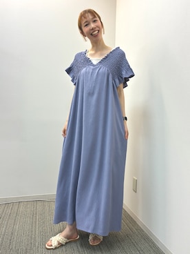 「スタッフ」｜やすえ(身長170cm)さん（レディース・170cm）の春コーディネート