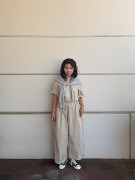 Misakiさん(レディース・156cm)の夏コーディネート