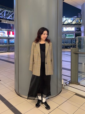 Misakiさん(レディース・156cm)の秋コーディネート