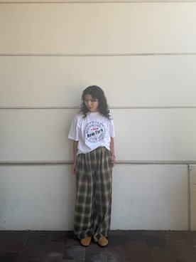 「URBAN RESEARCH DOORS（アーバンリサーチドアーズ）のアイテム（その他シューズ）」を使った、Misakiさん（レディース・156cm）の夏コーディネート