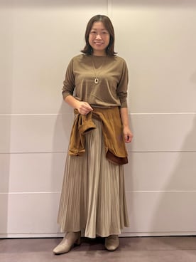 「UNTITLED（アンタイトル）のアイテム（アクセサリー）」を使った、tokoさん（レディース・150cm）の秋コーディネート