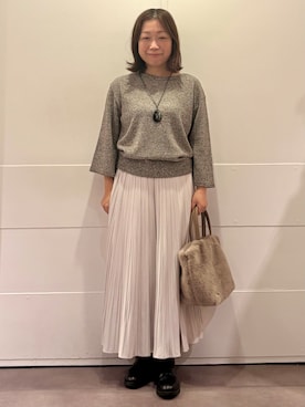 「UNTITLED（アンタイトル）のアイテム（アクセサリー）」を使った、tokoさん（レディース・150cm）の秋コーディネート