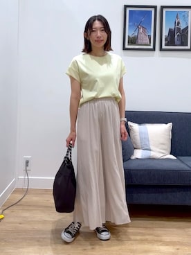 吉村佳菜子さん(レディース・160cm)の春コーディネート