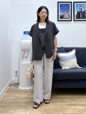 吉村佳菜子さん(レディース・160cm)の夏コーディネート
