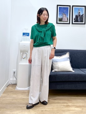 吉村佳菜子さん(レディース・160cm)の夏コーディネート