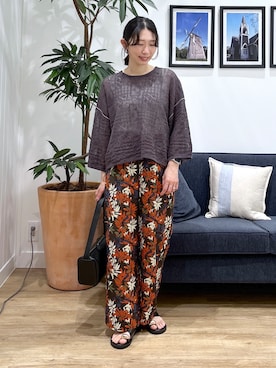 吉村佳菜子さん(レディース・160cm)の春コーディネート