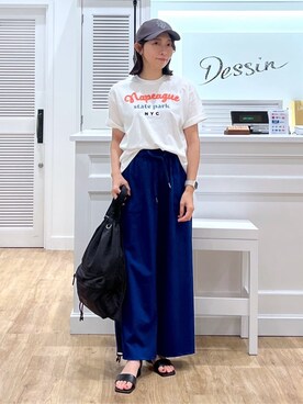 吉村佳菜子さん（レディース・159cm）の夏コーディネート
