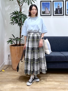 吉村佳菜子さん(レディース・160cm)の春コーディネート