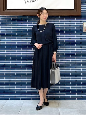 吉村佳菜子さん(レディース・159cm)の春コーディネート